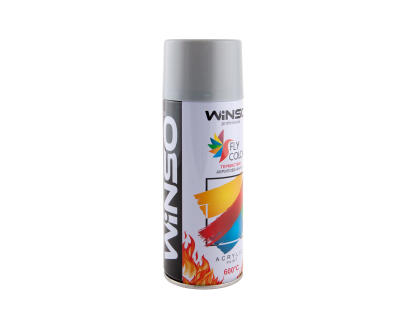 Фарба високотемпературна 600°,Spray 450ml.,срібно-сірий,(SILVER GREY/RAL9022),12шт/уп.