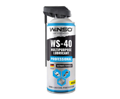 Змазка багатофункціональна PROFESSIONAL MULTIPURPOSE LUBRICANT WS-40 450ml. (24шт/ящ)