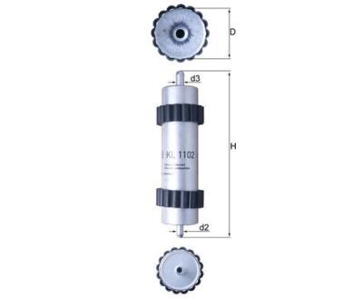 KL1102 Фільтр палива (MAHLE)