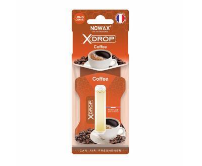 NOWAX Ароматизатор целюлозний з капсулою Nowax серія X Drop - Coffee (25шт/ящ)