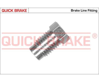 L QUICK BRAKE З'єднувач трубки гальмівної (M10x1.25/10x19.5/d5.0)