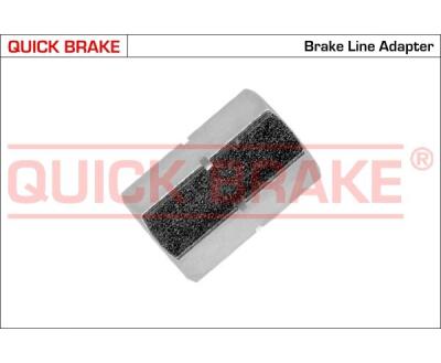 OBB QUICK BRAKE З'єднувач трубки гальмівної (M12x1/17x29/d4.0) (мама/мама)