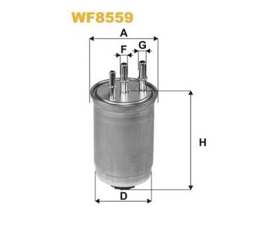WF8569   (848/7) WIX Фільтр палива