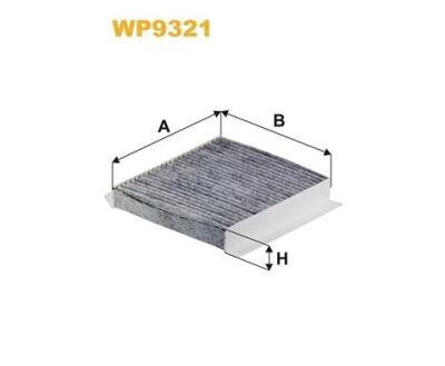 WP9321   (1228A)  WIX Фільтр салону