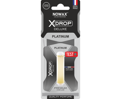 NOWAX  Ароматизатор целюлозний з капсулою Nowax серія X Drop Delux - Platinum (25шт/ящ)