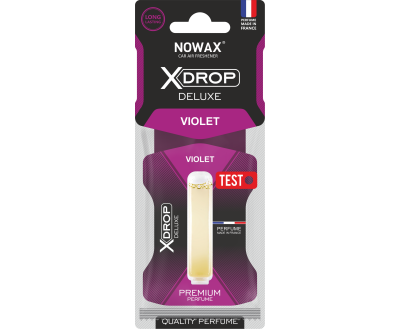 NOWAX  Ароматизатор целюлозний з капсулою Nowax серія X Drop Delux - Violet (25шт/ящ)