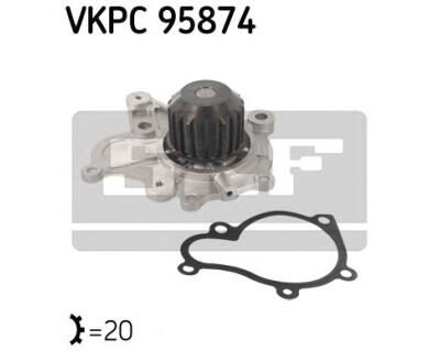 VKPC 95874 SKF - Насос охолоджуючої рідини