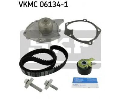 VKMC 06134-1 SKF - Насос охолоджуючої рідини + комплект зубчатого ремня
