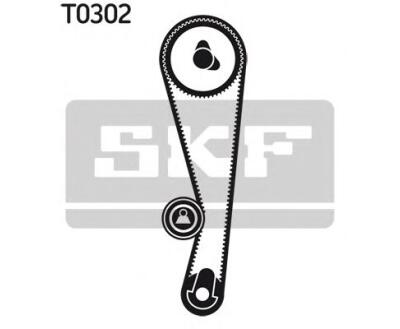 VKMA 95651 SKF Комплект ГРМ (ремінь + ролик)