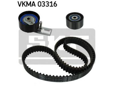 VKMA 03316 SKF Комплект (ремінь+ролики)
