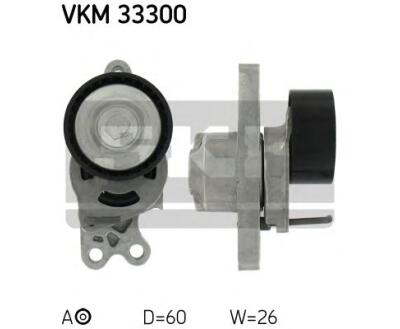 VKM 33300 SKF Натягувач поліклинового ременя
