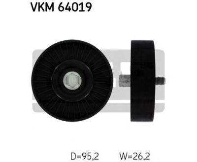 VKM 64019 SKF Ролик модуля натягувача ременя