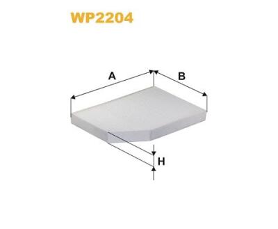 WP2204   (1425) WIX Фільтр салону