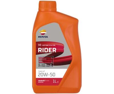 Олива моторна  REPSOL RIDER TOWN 4T 20W-50 (1Л)