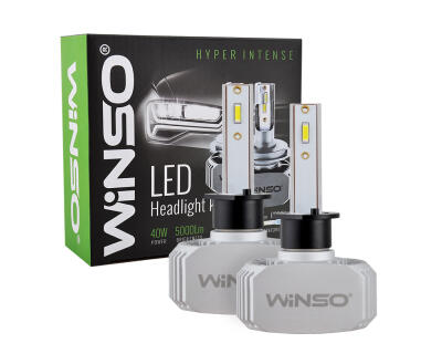 LED H1 12/24V потужність 40Вт, світловий потік 5000Лм., температура 6000K, CSP Chip