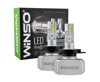LED H4 12/24V потужність 40Вт, світловий потік 5000Лм., температура 6000K, CSP Chip