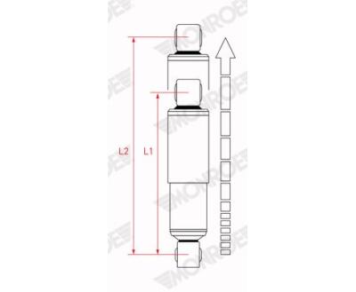 V2131 Monroe Амортизатор задній