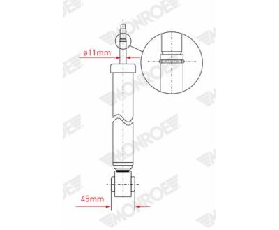 G1220 Monroe Амортизатор задній