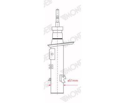 G8099 Monroe Амортизатор передній