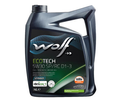 Олива моторна WOLF ECOTECH 5W30 SP/RC D1-3  4л.