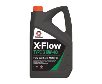 Моторне масло Comma  X-FLOW TYPE G 5W40 5л (4шт/уп)