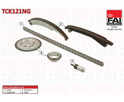 TCK228NG FAI Ланцюг ГРМ, комплект