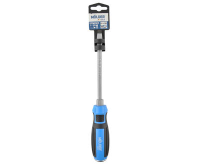 MOLDER Викрутка шліцева, ударна з шестигранною опорою, SL8x150mm