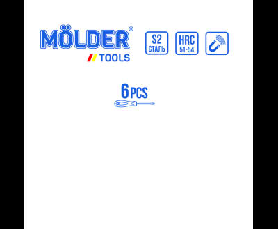 MOLDER Набір викруток для точних робіт  (6шт/уп)