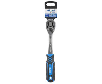 MOLDER Тріскачка Molder, Cr-V, 1/2" 72T,  двокомпонентна, ергономічна ручка (10шт/уп)
