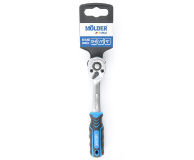 MOLDER Тріскачка Molder, Cr-V, 1/4" 72T, двокомпонентна, ергономічна ручка (10шт/уп)