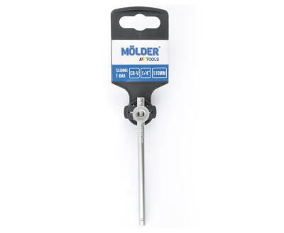 MOLDER Вороток Т-подібний Molder, Cr-V, 1/4'' x 110мм (10шт/уп)