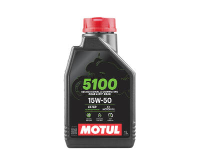 Олива моторна MOTUL 5100 4T SAE 15W50 12х1 L