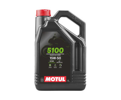 Олива моторна MOTUL 5100 4T SAE 15W50 4х4 L