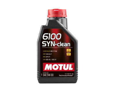 Олива моторна MOTUL 6100 Syn-clean SAE 5W30 12X1 L