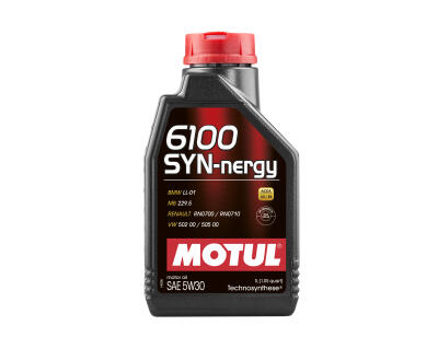 Олива моторна MOTUL 6100 Syn-nergy SAE 5W30 12X1 L