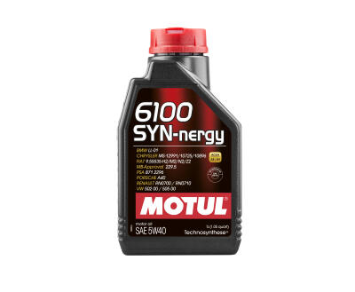 Олива моторна MOTUL 6100 Syn-nergy SAE 5W40 12X1 L