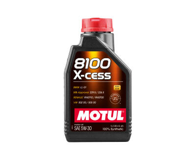 Олива моторна MOTUL 8100 X-cess SAE 5W30 12х1 L