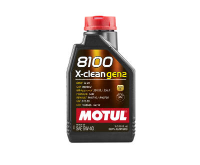 Олива моторна MOTUL 8100 X-clean gen2 SAE 5W40 12х1 L