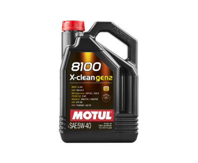 Олива моторна MOTUL 8100 X-clean gen2 SAE 5W40 4х5 L