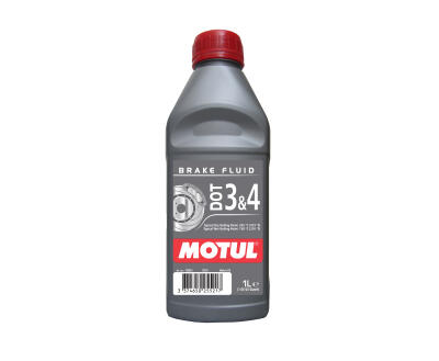 Гальмівна рідина MOTUL DOT 3&4 Brake Fluid 12х1 L