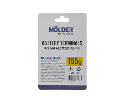 MOLDER Клеми акумуляторні латунь, 155гр., (2шт)