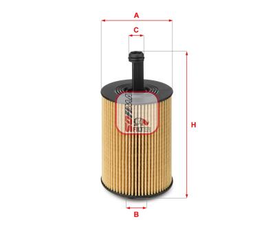 S 5023 PE SOFIMA Фільтр оливи
