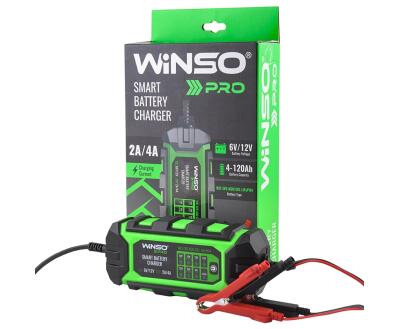 Зарядний пристрій АКБ WINSO PRO 8LEDs 4A, 6V/12V, 4-120Ah