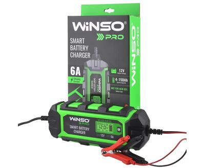 Зарядний пристрій АКБ WINSO PRO LCD 6A, 12V, 4-150Ah
