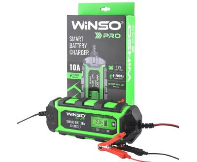 Зарядний пристрій АКБ WINSO PRO LCD 10A, 12V, 4-200Ah