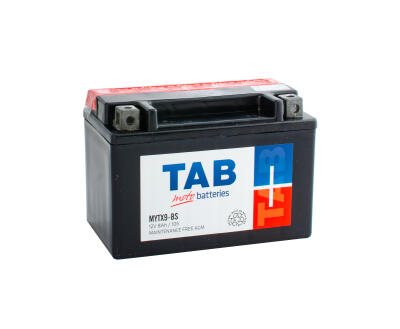 TAB MOTO 8 Ah  MYTX9-BS AGM  (Сухозаряджений)